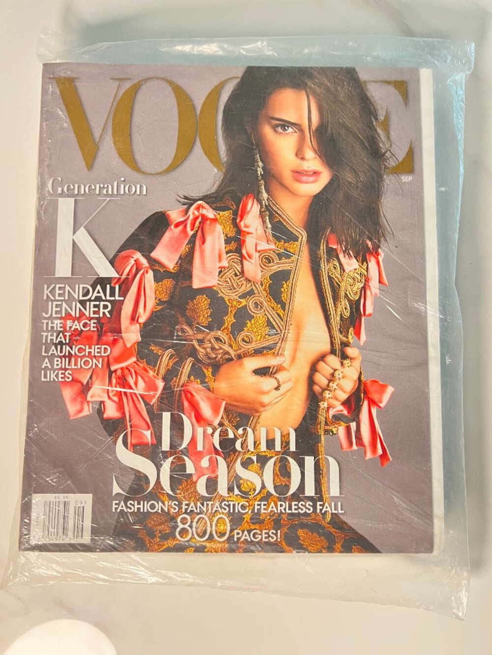 Vogue Magazine – September 2016 | Kendall Jenner Cover | New & Sealed